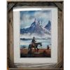 Image 2 : Original Framed Cowboy Painting by Bobby Jones