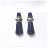 Image 2 : Sterling Silver Lapis Earrings