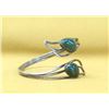 Image 3 : Estate Sterling Silver and Turquoise Bracelet