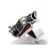 Image 3 : Southwestern Chip Inlay Owl Ring, Size 6