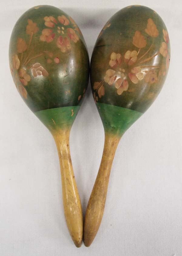 Vintage Mexican Maracas