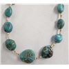 Image 1 : Navajo Turquoise and Shell Heishi Bead Necklace