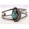 Image 1 : Native American Navajo Sterling Turquoise Bracelet