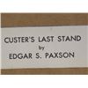Image 4 : Custer's Last Stand by Edgar S. Paxton Print