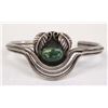 Image 1 : Native American Navajo Sterling Turquoise Bracelet