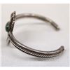 Image 2 : Native American Navajo Sterling Turquoise Bracelet