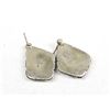 Image 3 : Navajo Silver Turquoise Earrings by Joe Delgarito