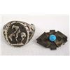 Image 1 : Vintage Sterling Turquoise Ring and Concho