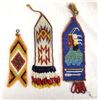 Image 1 : Antique Sioux Beaded Watch Fobs