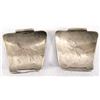 Image 2 : 1940-1950 Navajo Sterling Chip Inlay Watch Tips