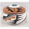 Image 1 : Jemez Hand Painted Ceramic Lidded Trinket Box