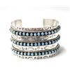 Image 1 : Zuni Sterling Turquoise Bracelet by Ukestine