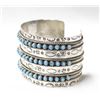 Image 3 : Zuni Sterling Turquoise Bracelet by Ukestine