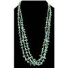 Image 1 : 1970 Navajo 3 Strand Kingman Turquoise Necklace