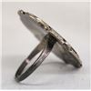 Image 2 : Estate Zuni Sterling Inlay Quail Ring by R. Quam