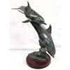 Image 2 : Cast Metal Dolphin Sculpture