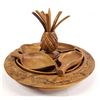 Image 1 : Phillipine Island  Monkey Wood Lazy Susan Server
