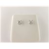 Image 1 : 172-15065:14K white gold diamond stud earrings