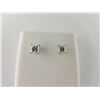Image 1 : 173-13135:14K white gold diamond stud earrings