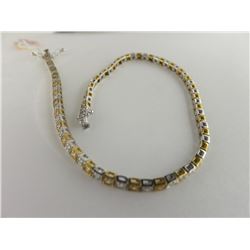 180-13440:10K white and yellow gold diamond