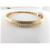 Image 2 : 184-11125:10K rose gold diamond bangle