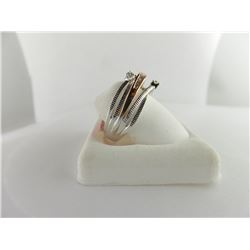 196-12065:18K white and rose gold diamond