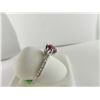 Image 2 : 501-11018:10K white gold ruby and diamond
