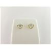 Image 1 : 173-13285:14K yellow gold diamond stud