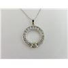 Image 1 : 186-16902:14K white gold diamond pendant