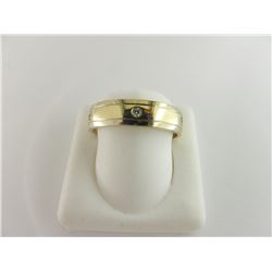 193-16017:10K white and yellow gold gents