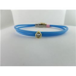 180-13598:18K yellow gold, stainless steel,