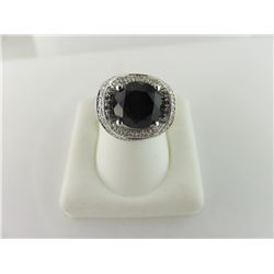 703-10043:14K white gold, garnet and