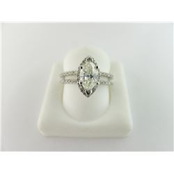 135-14222:14K white gold diamond