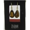 Image 1 : 988-10118:14K yellow gold, smokey quartz