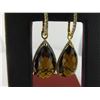 Image 2 : 988-10118:14K yellow gold, smokey quartz