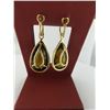 Image 3 : 988-10118:14K yellow gold, smokey quartz