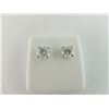 Image 1 : 174-11882:14K white gold diamond stud