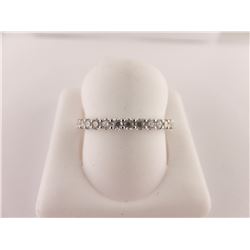 160-22209:14K white gold diamond eternity band