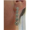 Image 3 : 177-10052:18K white gold diamond drop earrings
