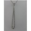 Image 1 : 183-10084:18K white gold diamond drop style