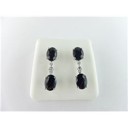 616-11563:10K white gold sapphire and