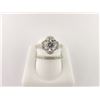 Image 1 : 133-17772:18K white gold diamond engagement ring
