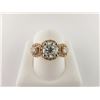 Image 1 : 135-13936:18K rose gold diamond ring