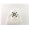 Image 1 : 135-14288:18K white gold diamond engagement ring