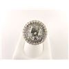 Image 1 : 135-14426:18k white gold diamond ring