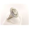 Image 3 : 135-14426:18k white gold diamond ring