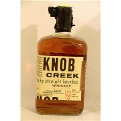 750ML BOTTLE OF KNOB CREEK KENTUCKY STRAIGHT