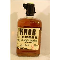 750ML BOTTLE OF KNOB CREEK KENTUCKY STRAIGHT