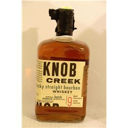 750ML BOTTLE OF KNOB CREEK KENTUCKY STRAIGHT