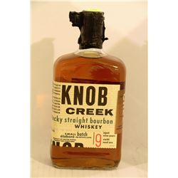 750ML BOTTLE OF KNOB CREEK KENTUCKY STRAIGHT